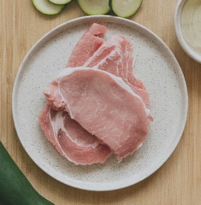 Pork cat recipe background